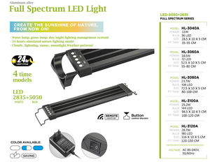 Led Aluminium <span class=keywords><strong>24</strong></span> Uur Daglicht <span class=keywords><strong>Aquarium</strong></span> Licht Bevorderlijk Voor De Groei Van Waterplanten - Product Image 4