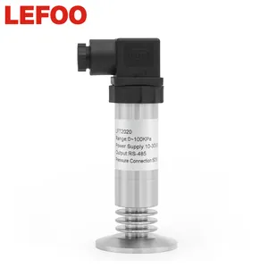 LEFOO clamp type flat film membrane sanitary pressure transmitter g14 pressure transducer sensor for Pharmaceutical industry