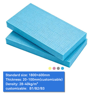 XPS Extruded Polystyrene Board High Density Thermal Insulation Foam Board for Building <b>Wall</b> Roof Underfloor Heating CE Certified - Product Image 2