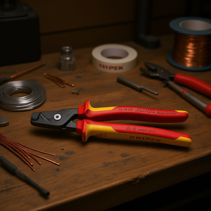 Tijeras para cables Knipex StepCut XL, capacidad de 23 mm, 1000 V, aisladas para cables de cobre y aluminio - Product Image 3