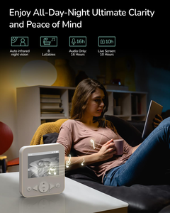 Babyphone sécurisé sans Wi-Fi 2,4 GHz FHSS Protection de la vie privée Anti-piratage Caméra vidéo pour nounou - Product Image 5