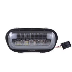 YongJin Dual LED DRL Moto Phare Salut-bas Faisceau Led Phare pour <span class=keywords><strong>Fat</strong></span> <span class=keywords><strong>Bob</strong></span> FXFB FXFBS 2018 <span class=keywords><strong>2019</strong></span> - Product Image 1