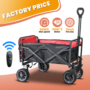 Chariot <span class=keywords><strong>utilitaire</strong></span> télécommandé personnalisable EC22 240L, chariot de <span class=keywords><strong>camping</strong></span> électrique pliable 240L pour l'extérieur - Product Image 3
