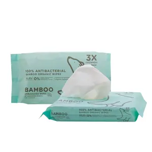 High Quality Biodegradable Organic Bamboo Wet Baby Wipes