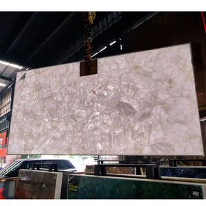 Dalle de quartzite blanche naturelle de luxe en pierre de conception moderne du Brésil - Product Image 2