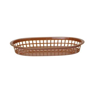 Panier de service HENDI marron style restauration rapide, lot de 6, 275x175x38mm, plateaux de service - Product Image 1