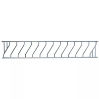 Panneau de clôture pour mangeoire de bétail avec barrière d'alimentation diagonale à grille diagonale réglable