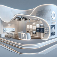 Stand d'exposition moderne MEGA, assemblage modulaire pour boutique éphémère, centre commercial, événement, spectacle