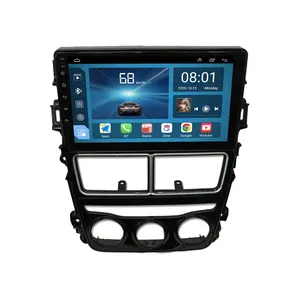 supplier 10'' Android 10.0 Screen Car GPS Navigation Video Player Radio DVD with Optical Output for for Yaris Vios 2007 2020
