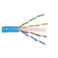 Guangzhou 250MHz-550MHz Interior Utp Cat6 Plenum Ethernet Cable 23awg CMR Cables de comunicación de alto rendimiento