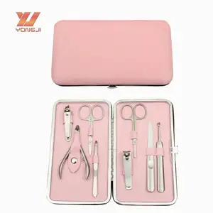 Fábrica fornecimento direto beleza ferramenta unha clipper kit 8 peça viagem manicure conjunto