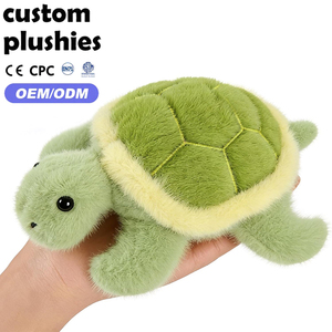 Vente en gros d'usine, peluches personnalisées en forme de tortue de mer, adorables peluches, petits jouets en <span class=keywords><strong>peluche</strong></span>, cadeaux d'anniversaire pour filles, garçons, enfants - Product Image 1