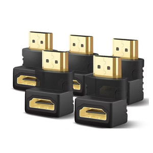 HDMI Adapter 90 Degree Right Angle Male To Female Connector For LED <b>TV</b> HDMI Cable Extension - Product Image 4