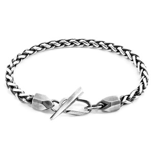 Bracciale a catena in argento Staysail Skipper - Product Image 3
