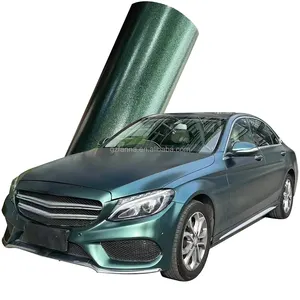 自愈黑绿色乙烯基包装膜金属绿色汽车/汽车包装乙烯基贴膜