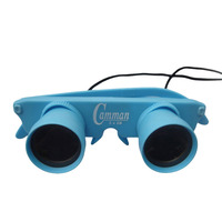 CAMMAN 3.5x28 Black ABS/PMMA Head Mounted Reading Magnifier Glasses Binoculars for Kids and Adults Portable