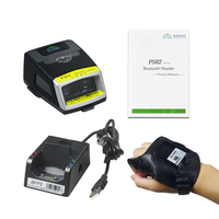 Guantes inteligentes portátiles manos libres de alta calidad con escáner de código de barras inalámbrico Bluetooth para logística de almacén, venta al por mayor de fábrica