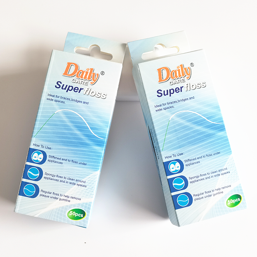 Нить для зубных скоб, мостов и имплантов