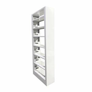 Libreria Moderna in Metallo con Ripiani Regolabili, Scaffale Resistente in Acciaio per <span class=keywords><strong>Ufficio</strong></span> e Archiviazione Commerciale - Product Image 4
