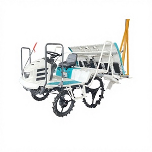 High Quality 6 <b>Rows</b> Rice Transplanter China Paddy Planting Equipment Engine Gearbox 300mm <b>Row</b> Spacing High 1 Year Warranty Rice - Product Image 1