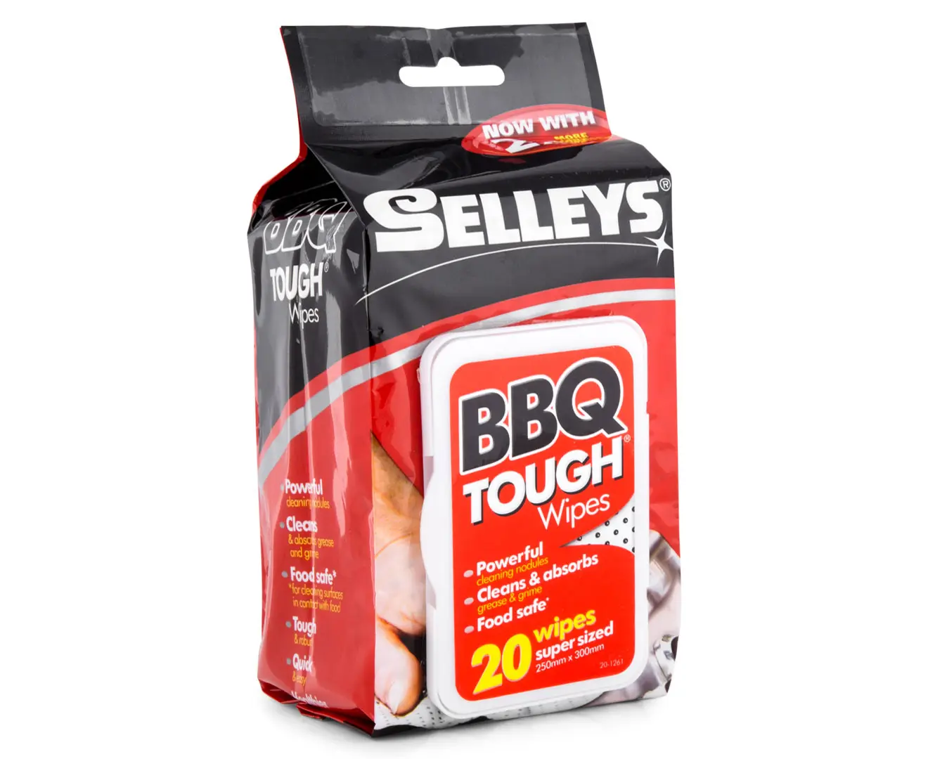 Kitchen Cooktop Cleaner Heavy Duty BBQ Grill Tough Wipes 20pk Spunlace Non Woven