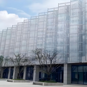 Aluminum Perforated Wall Panel Outdoor Decorative Cladding Facade Industrial Design Powder Coated Anti-Corrosion Exterior Use - Product Image 4