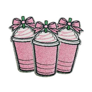 Stickerei Iced Coffee Patch läuft auf Kaffee und Jesus Glitter Frap puccino läuft auf Alani Trucker Hat Drinking Patch - Product Image 5