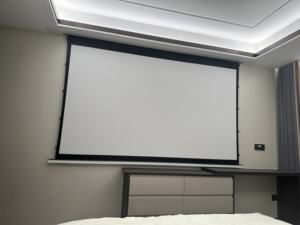Écran de projection motorisé encastré au plafond PerfecTisan 4k 8k 3d Écran de projection motorisé au plafond ALR Écran de cinéma intérieur - Product Image 2