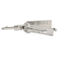 Outil de serrurier LISHI 2 en 1 HU87, en métal durable, pour le crochetage et le décodage de serrures de voiture, compatible avec la plupart des clés de voiture