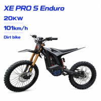 Moto électrique tout-terrain Arctic Leopard XE PRO S Enduro 20KW 74V 60Ah 600Nm, suspension intégrale, 6 vitesses, moto électrique certifiée CE