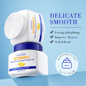 Crème de beauté nourrissante pour le visage SADOER 300g, huile d'onagre jour et nuit, vitamine E, pour femme - Product Image 1