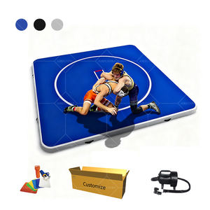 Colchoneta Inflable Portátil de 3m x 3m para Entrenamiento de Gimnasia y Artes Marciales Pista de Aire Plegable de 20cm DWF OEM para Lucha y Jiu-Jitsu - Product Image 3