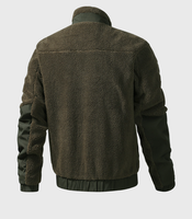 Vestes d'hiver pour hommes en polaire, légères, chaudes, à col montant, avec fermeture éclair intégrale et poches solides, pour la randonnée en extérieur, OEM ODM 2026