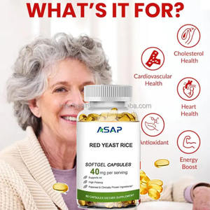 Cápsulas de Arroz de Levadura Roja de Marca Privada OEM ASAP, 500 mg, Suplemento Alimenticio para Adultos, Mejora la Inmunidad - Product Image 2