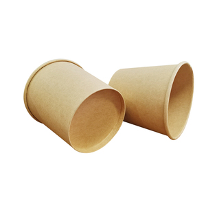Bols à soupe jetables écologiques en papier kraft à paroi simple pour soupes à emporter, malatang, nouilles et bouillons gras - Product Image 3