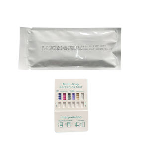 <span class=keywords><strong>Test</strong></span> urinaire rapide multi-drogues DEEPBLUE à 6 paramètres pour la prévention de l'abus de drogues, cassette de <span class=keywords><strong>d</strong></span>épistage pour les tests <span class=keywords><strong>d</strong></span>'embauche en entreprise - Product Image 3