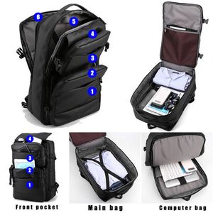 Mochilas de Viaje para Hombre, Bolsas para Portátil Multifuncionales, Expandibles, Impermeables, con Logotipo Personalizado al por Mayor - Product Image 6