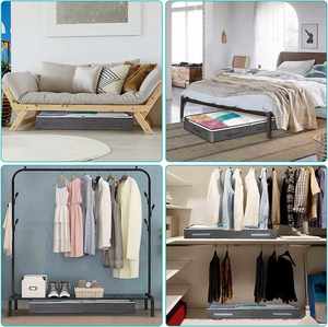 Cestas Organizadoras de Tela de Gran Capacidad con Diseño Desmontable para Cajones Debajo de la Cama y Almacenamiento de Ropa - Product Image 6