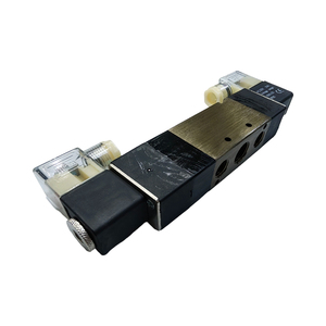 โซลินอยด์วาล์ว4V330-15 5/2 5/3ทางนิวเมติกคอยล์คู่4V220-08อากาศ06 24V DC AC220V 4V320-10 4V420-15 4V230C 1/2" - Product Image 3