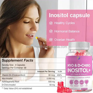 Ausreson Etiqueta Privada prenatal vitamina Myo inositol y D Chiro inositol gomitas suplemento inositol gomitas - Product Image 4