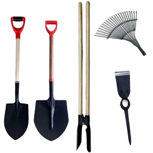 Outils de jardinage manuels pour l'Amérique du Sud : pelle à creuser, râteau à feuilles, outil de transplantation, pelle à désherber pour la plantation et l'aménagement paysager - Product Image 1