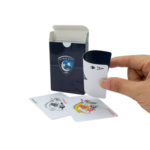 <span class=keywords><strong>Cartes</strong></span> <span class=keywords><strong>de</strong></span> poker en plastique PVC bleu personnalisé <span class=keywords><strong>cartes</strong></span> à jouer personnalisées pour les jeux avec un emballage unique - Product Image 1