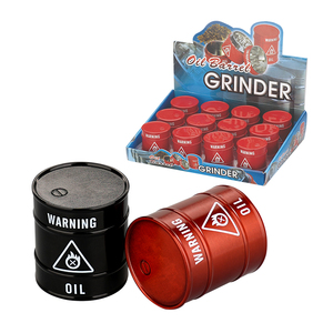 Black Zinc Alloy 3 Piece Smoke <b>Grinder</b> 42mm Portable Manual Crusher Waterproof Reusable Smoking Accessory - Product Image 4