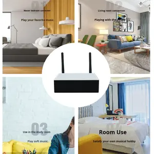 Nuevo Reproductor de Música en Red <span class=keywords><strong>Qplay</strong></span> WA30 Mini, Amplificador HiFi con WiFi de 2.1 Canales, Aleación de Aluminio - Product Image 4