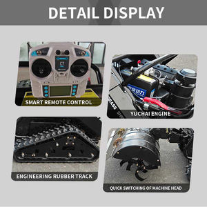 Nueva Motocultora Rotativa Diésel Multifunción, Microcultivadora, Máquina para Zanjado y Escarificación, Control Remoto, Componente Central del Motor - Product Image 6