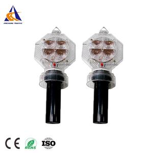 <span class=keywords><strong>Clignotant</strong></span> yeux de chat lumineux, led, lumière avec poignée, sécurité de la circulation, barricade, stroboscope, cône de route - Product Image 4