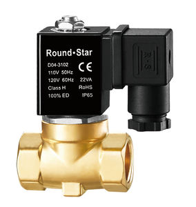 NRSP-A Series ขนาด NSF Certified Lead ฟรีทองเหลืองโดยตรง Solenoid วาล์ว1/4 '-1/2' AC220V DC24V ปกติปิด - Product Image 2