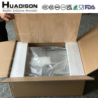 Huadison Hotel Supplies Rectangle Chauffe-plats pour buffet Chauffe-plats martelé Ensemble de buffet