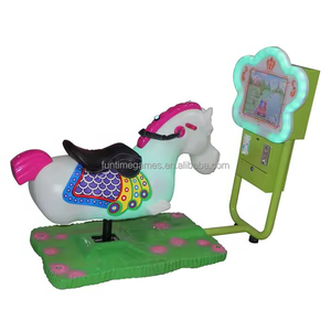 FunTime Écran LCD 17 pouces Machine d'arcade pour enfants Vidéo électrique <span class=keywords><strong>Voiture</strong></span> d'équitation Forme de guirlande attrayante Pas de jeux à pièces - Product Image 6
