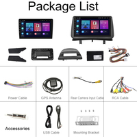 Crbrillar Autoradio Android 12 9'' 1+16 Go/2+32 Go pour Renault Clio 3e Génération 2005-2014 CarPlay Android Auto BT GPS WiFi HiFi RDS